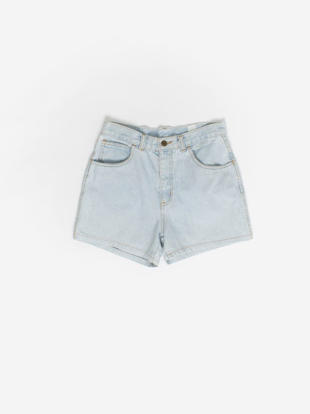 Vintage pale blue denim shorts - Small / Medium