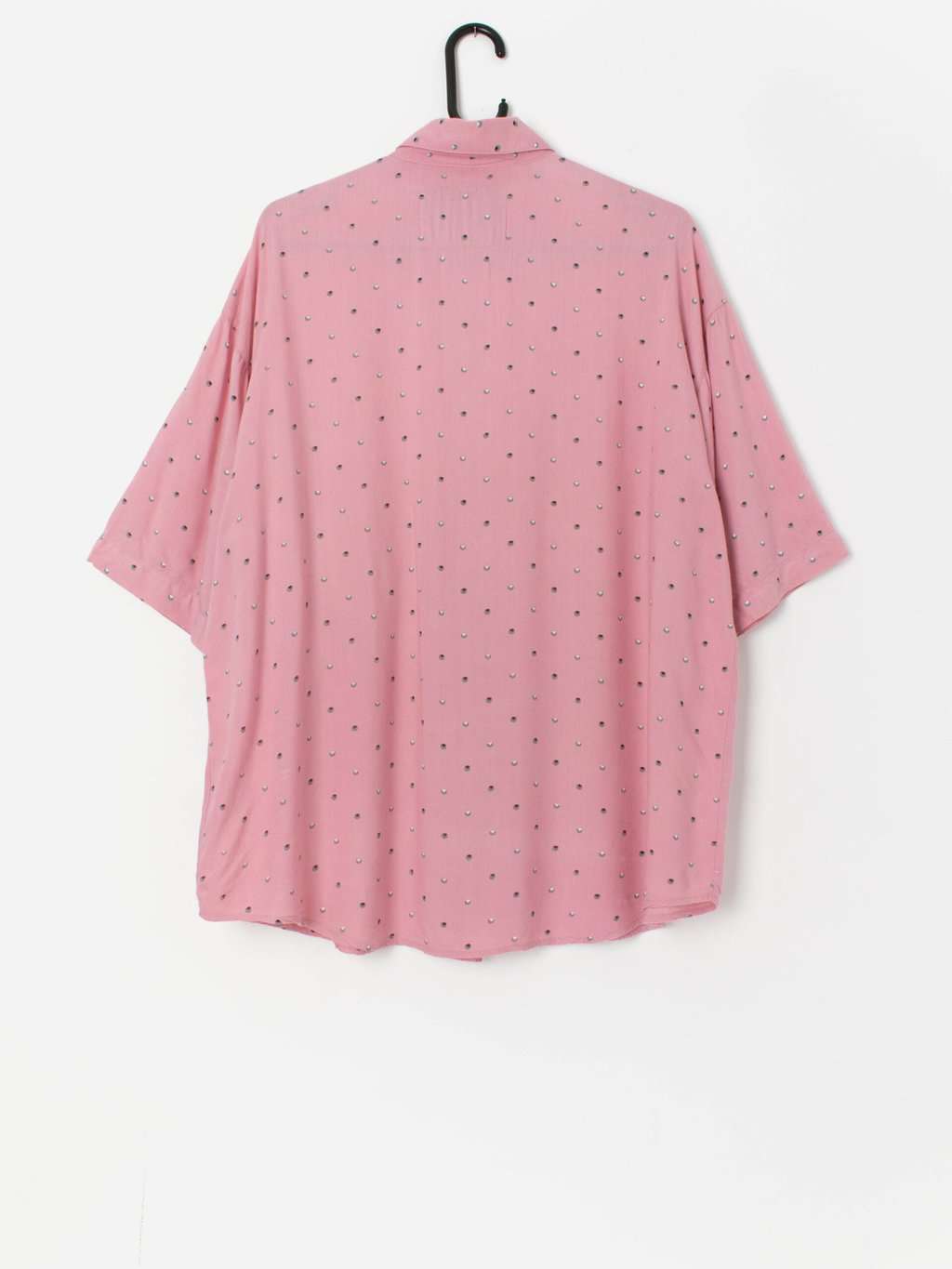 Vintage pink circle print shirt - Large - Image 3