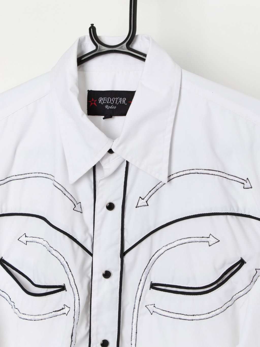 Vintage Red Star Rodeo cowgirl shirt - Large - Image 2