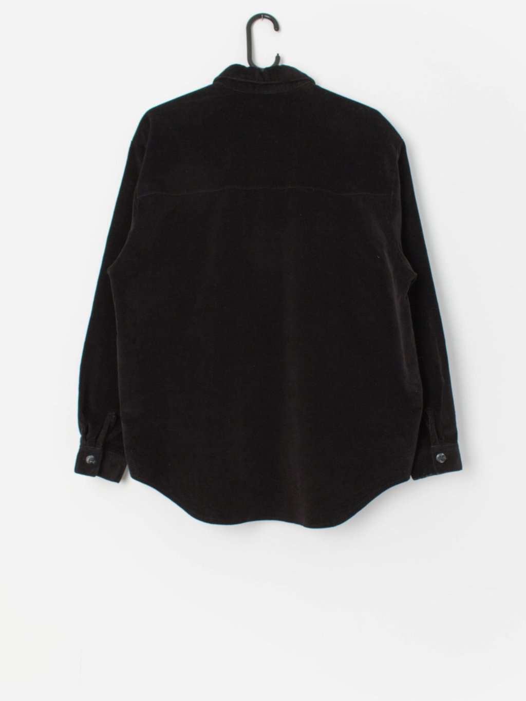 Vintage Rosalyn Paris black corduroy blouse with appliqué - XL - Image 3