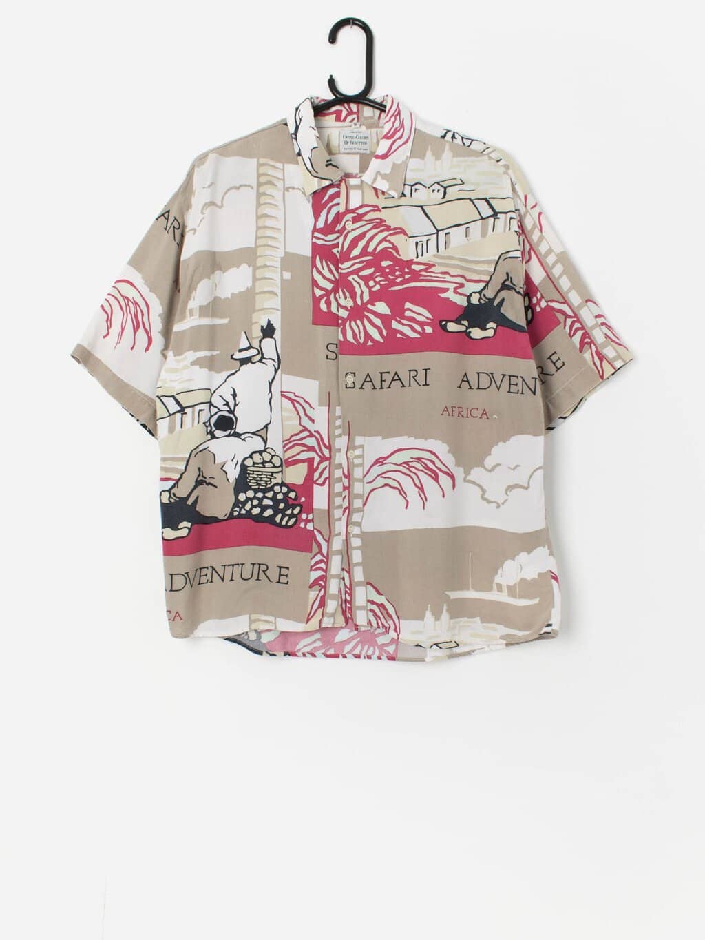 Vintage United Colors of Benetton abstract shirt - Medium