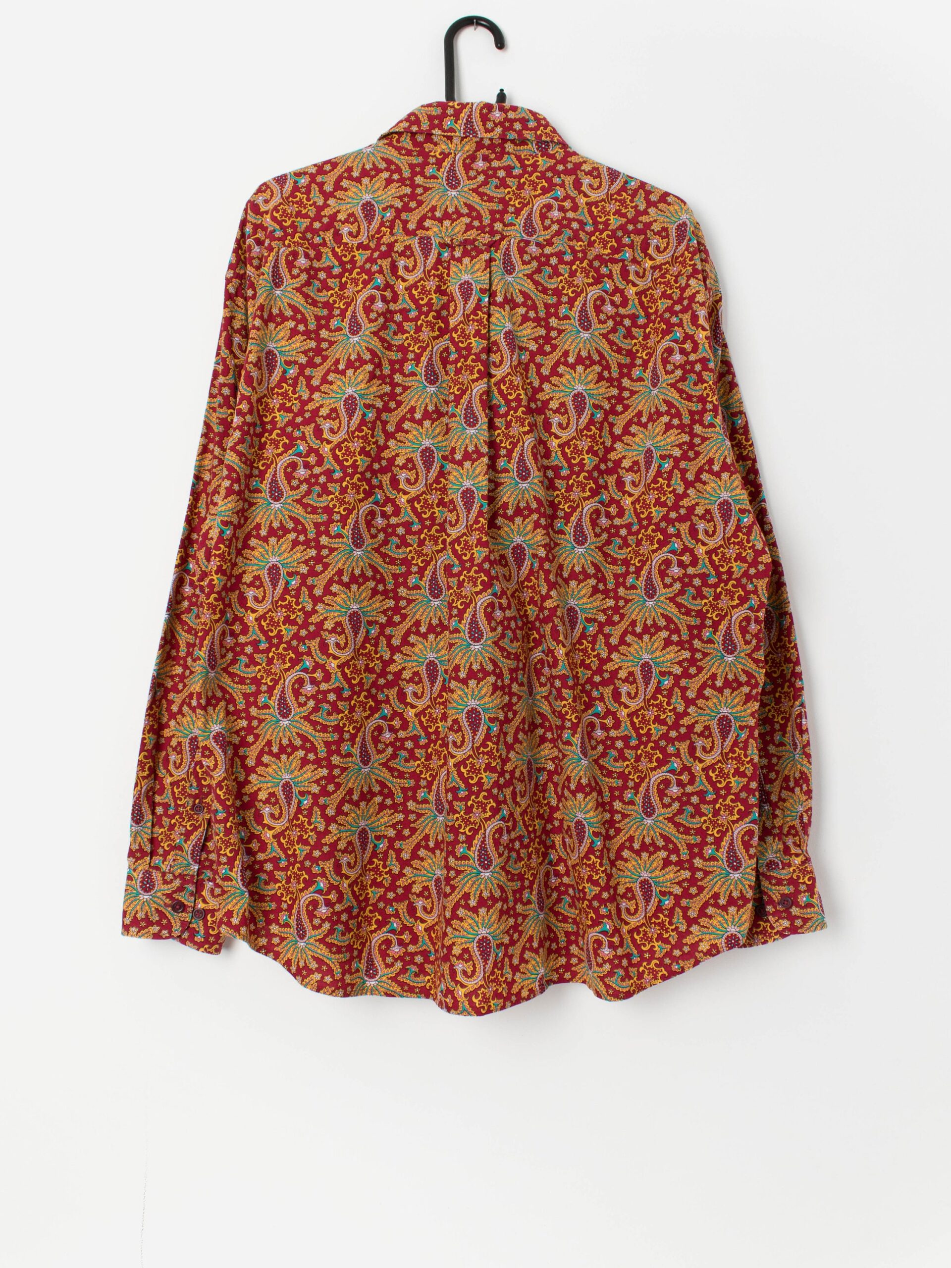 Vintage Valdrome men's paisley print shirt - XL / 2XL - Image 3