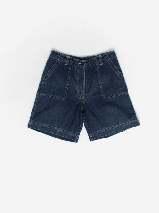 Vintage Y2K denim shorts in indigo blue - Small / Medium