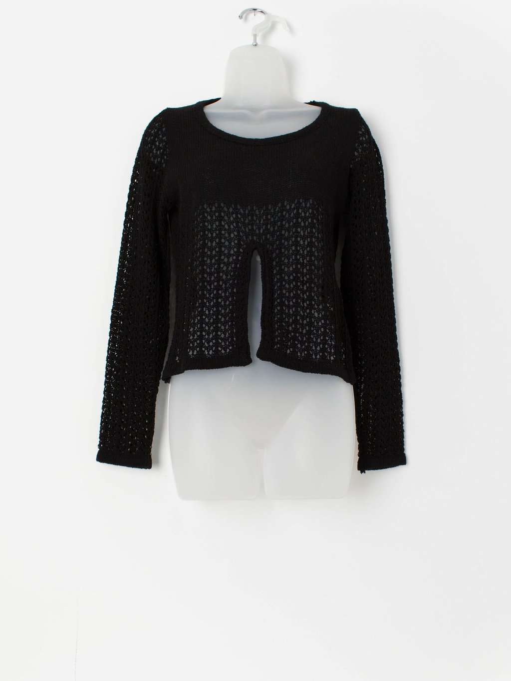 Vintage Y2K knitted cut out top - Small