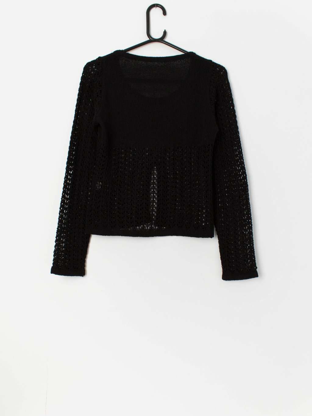 Vintage Y2K knitted cut out top - Small - Image 3