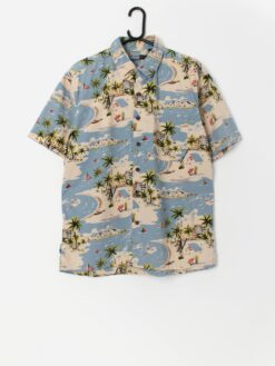 Vintage Y2K tropical island Hawaiian shirt - Medium