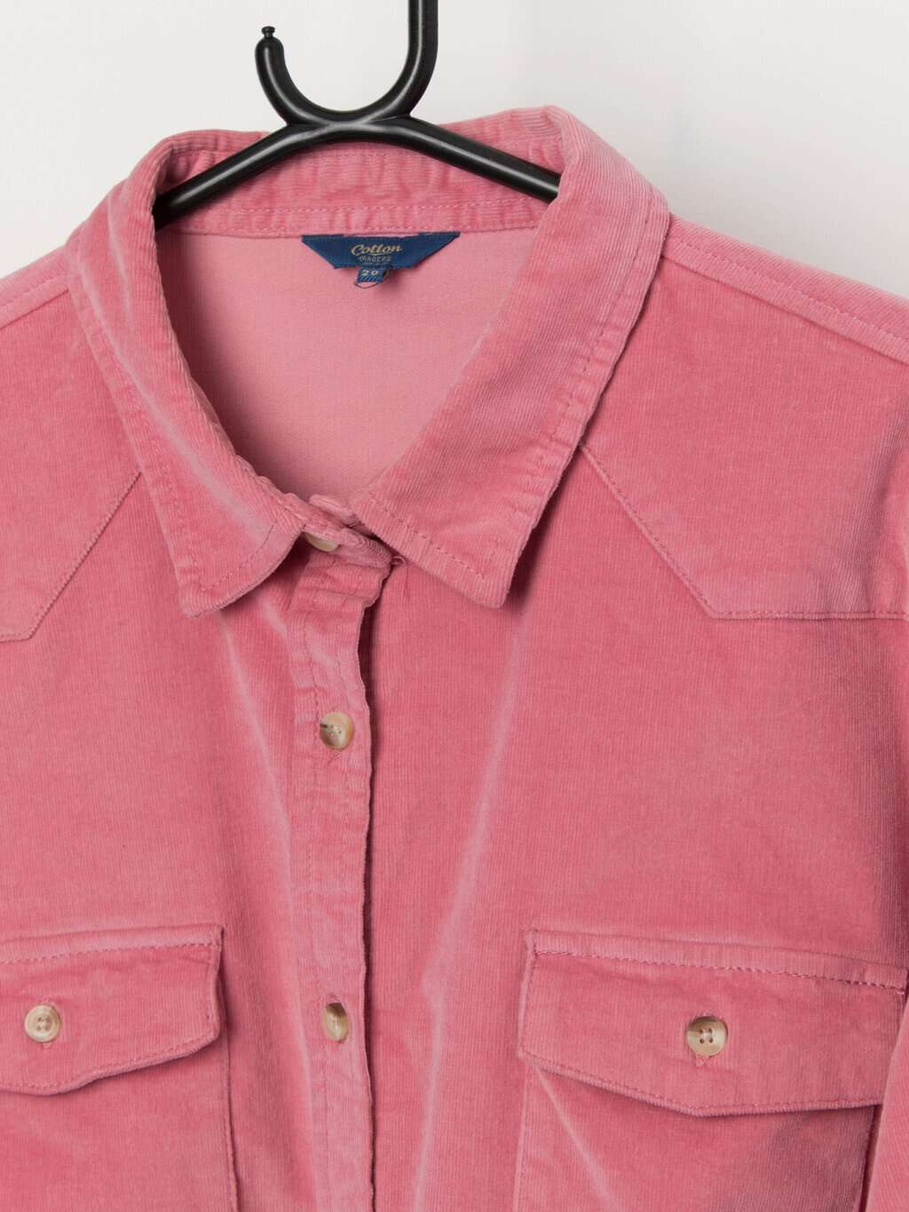 Women's pink corduroy shirt / blouse  - XL - Image 2
