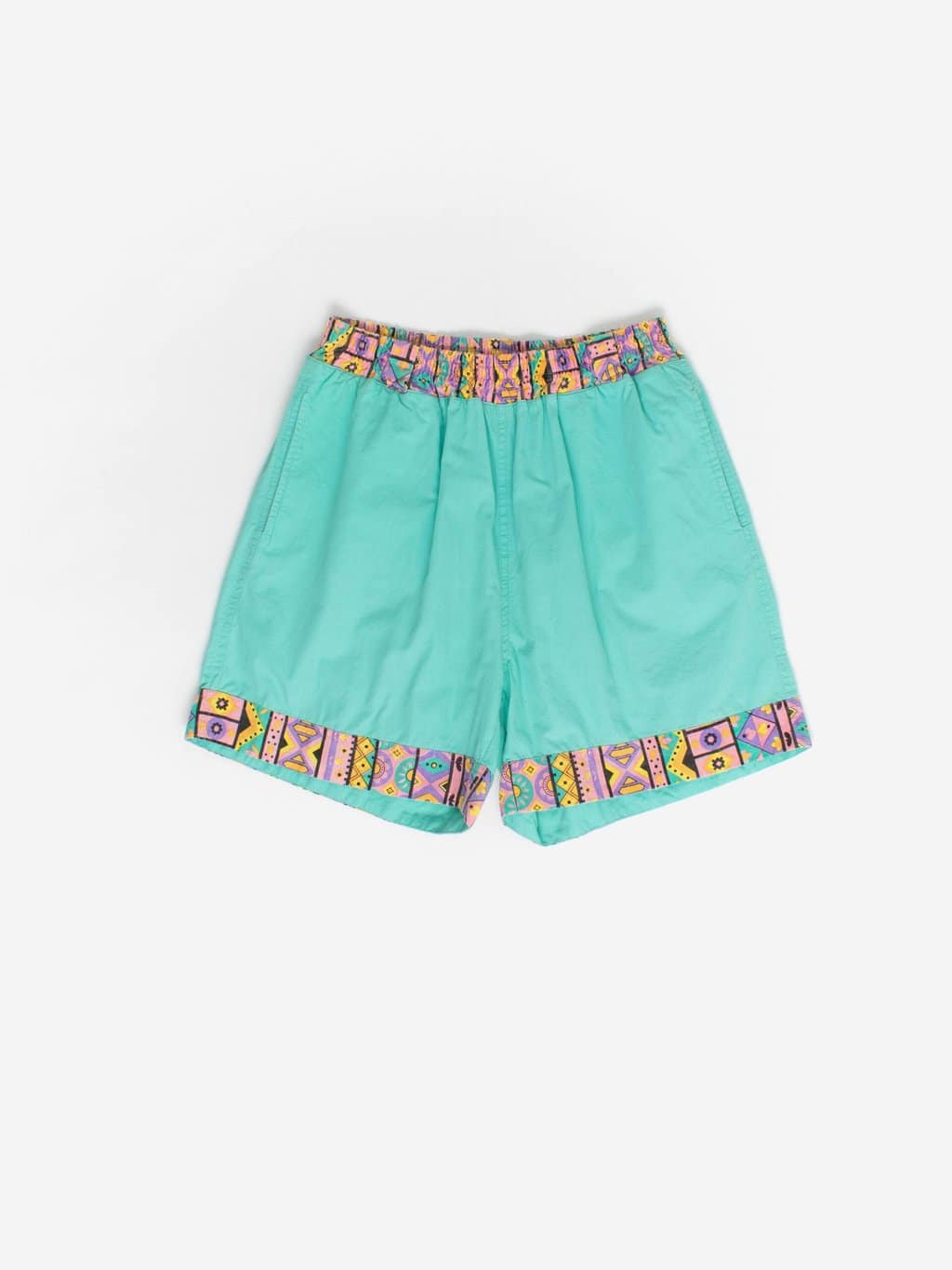 80s vintage turquoise shorts - Small / Medium