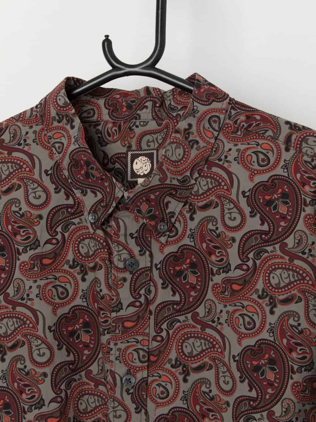 Paisley print long sleeved shirt by Pretty Green - XL - Image 2
