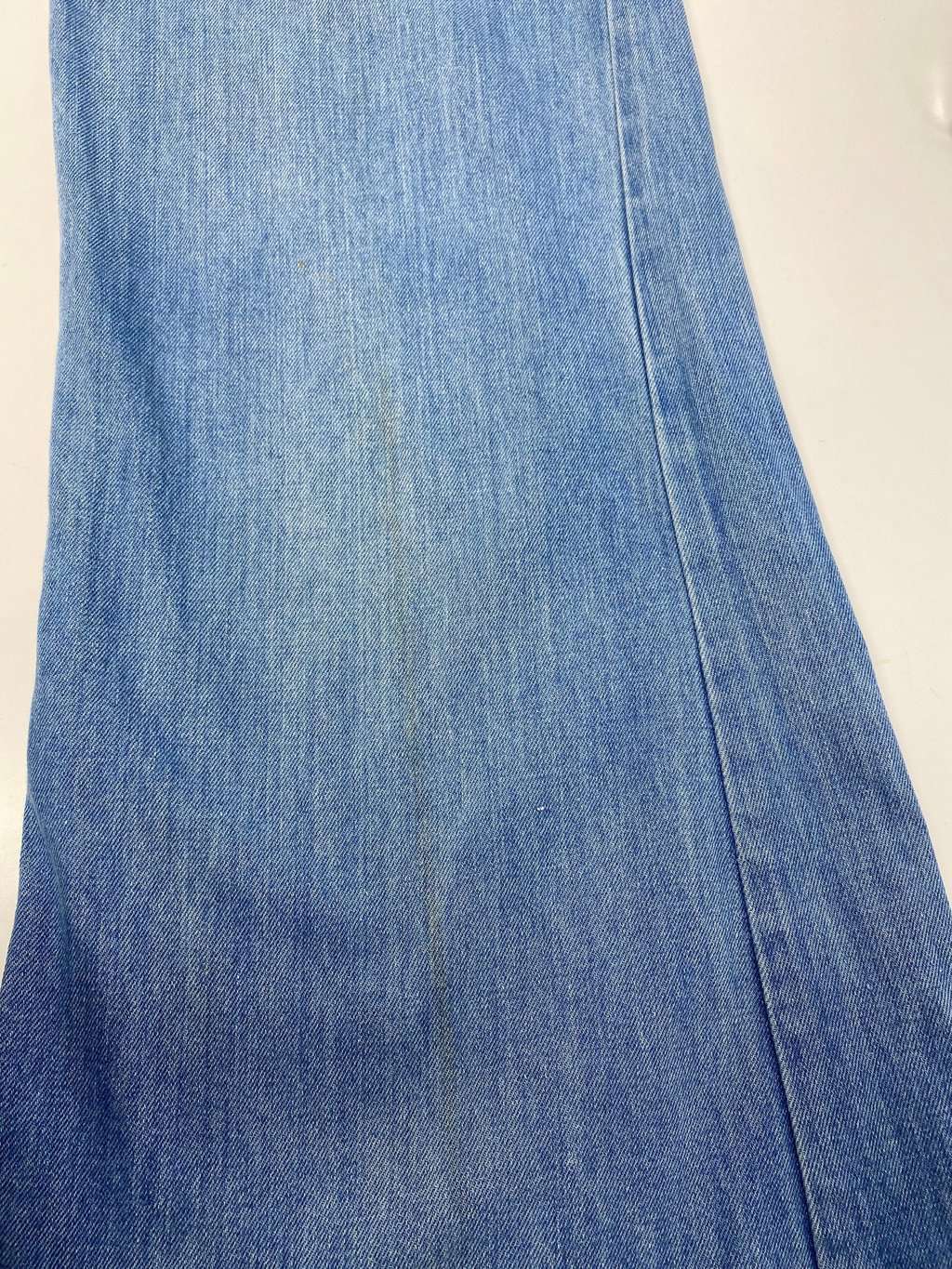 Rare 70s vintage flared denim jeans - 32 X 31 - Image 7