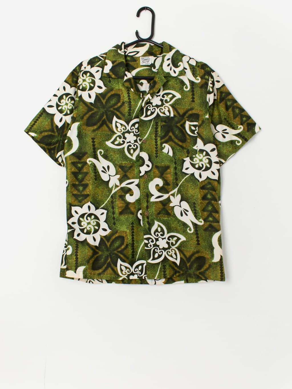 Vintage 1960s Hawaiian shirt by Hawaiian Surf by Pacific - Small / Medium