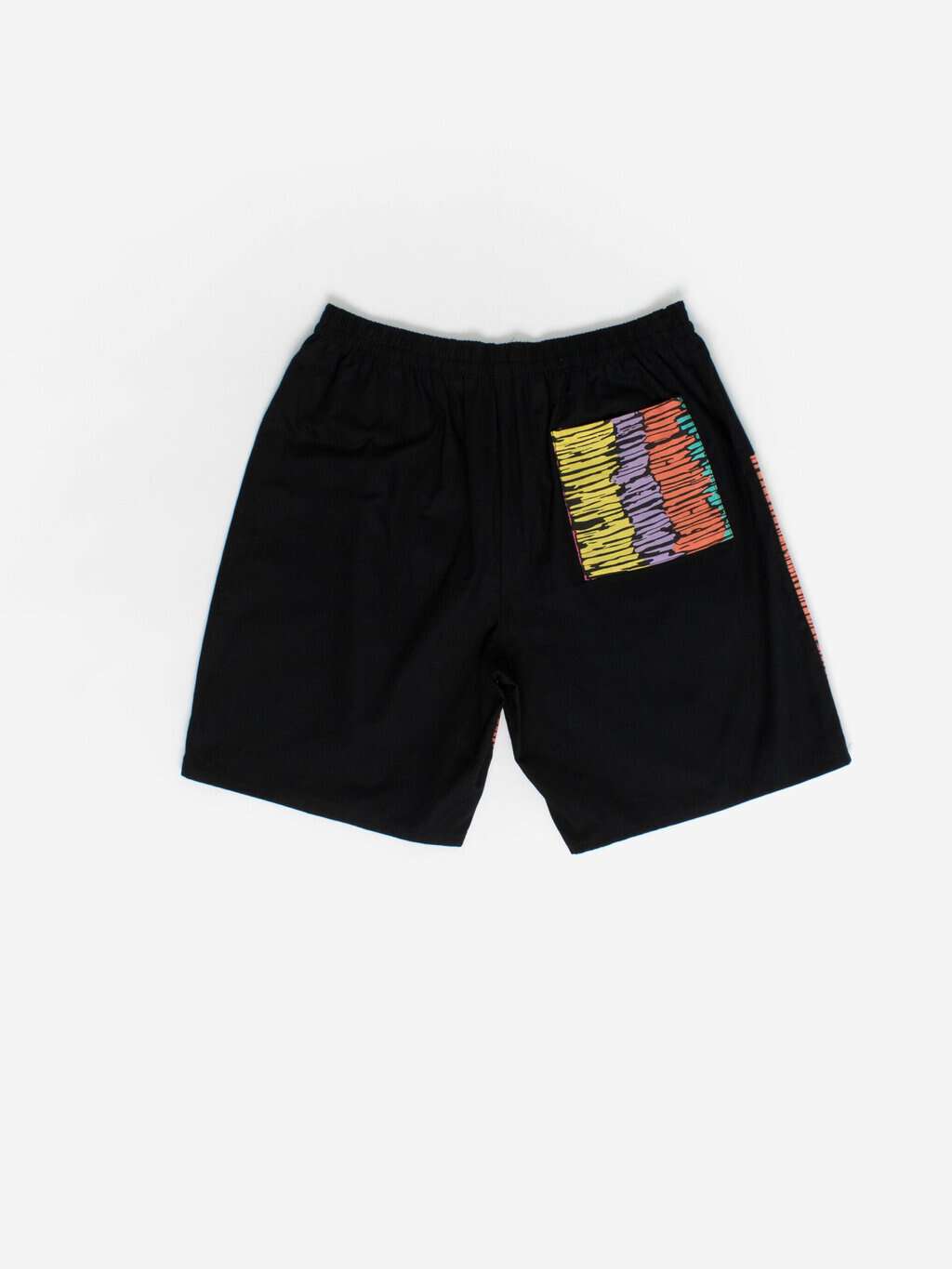 Vintage 80s Caribbean shorts with neon pattern - M / L - Image 2