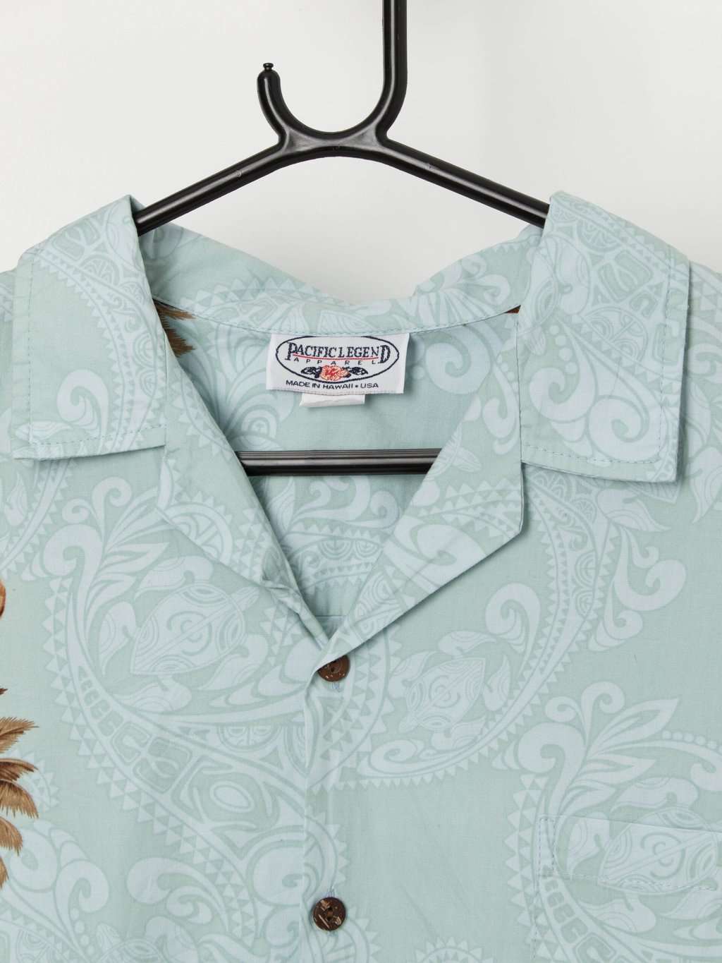 Vintage Hawaiian shirt with totem pattern - Large - Image 2