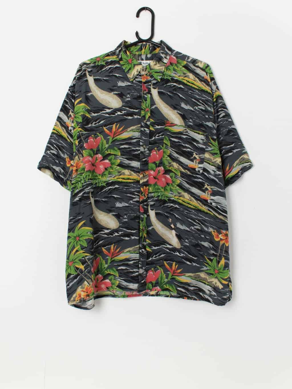 Vintage Hawaiian surfer shirt - Large