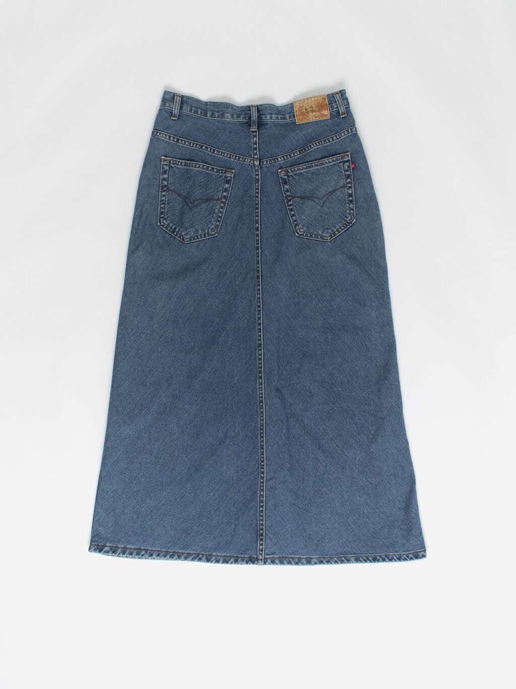 Vintage Laura Ashley long denim skirt - Medium - Image 3
