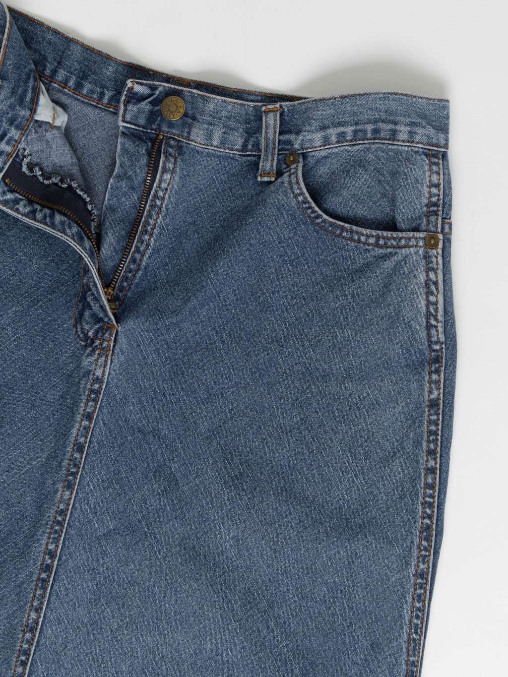 Vintage Laura Ashley long denim skirt - Medium - Image 2