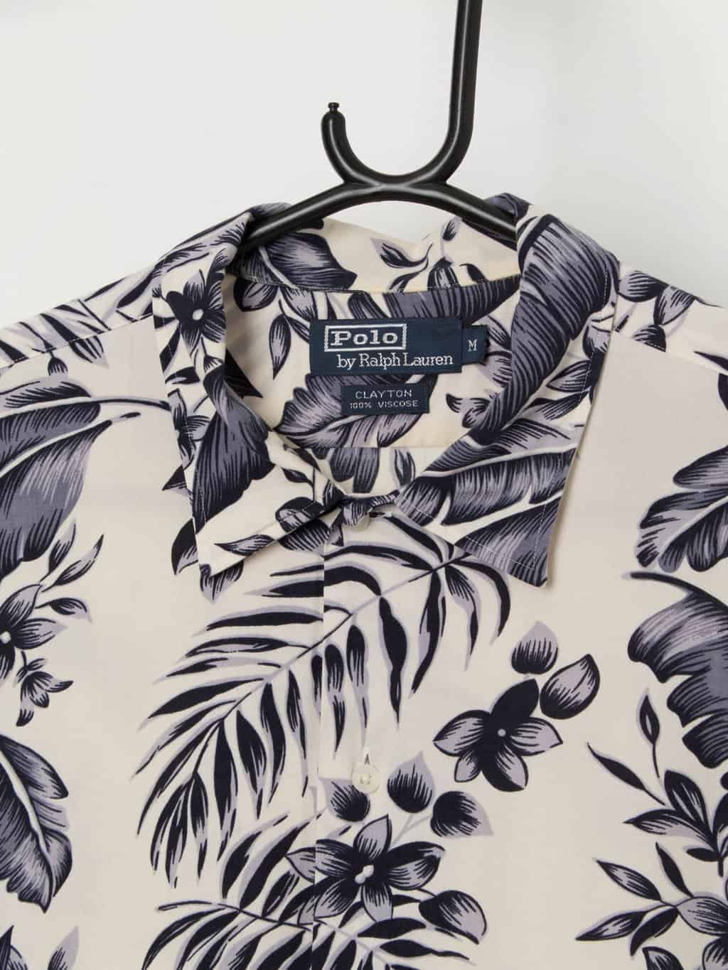 POLO RALPH LAUREN Clayton 花柄 size XXL 90s Vintage Polo Ralph Lauren Clayton Floral Button up Shirt