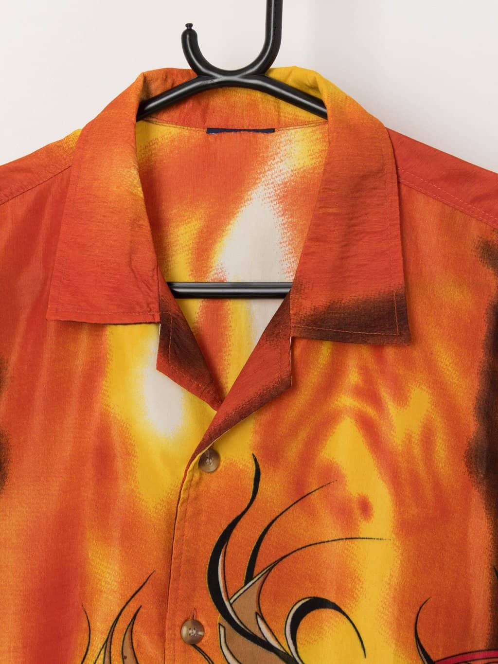 Vintage Samurai Showdown shirt in vibrant orange, oversized - XL - Image 2