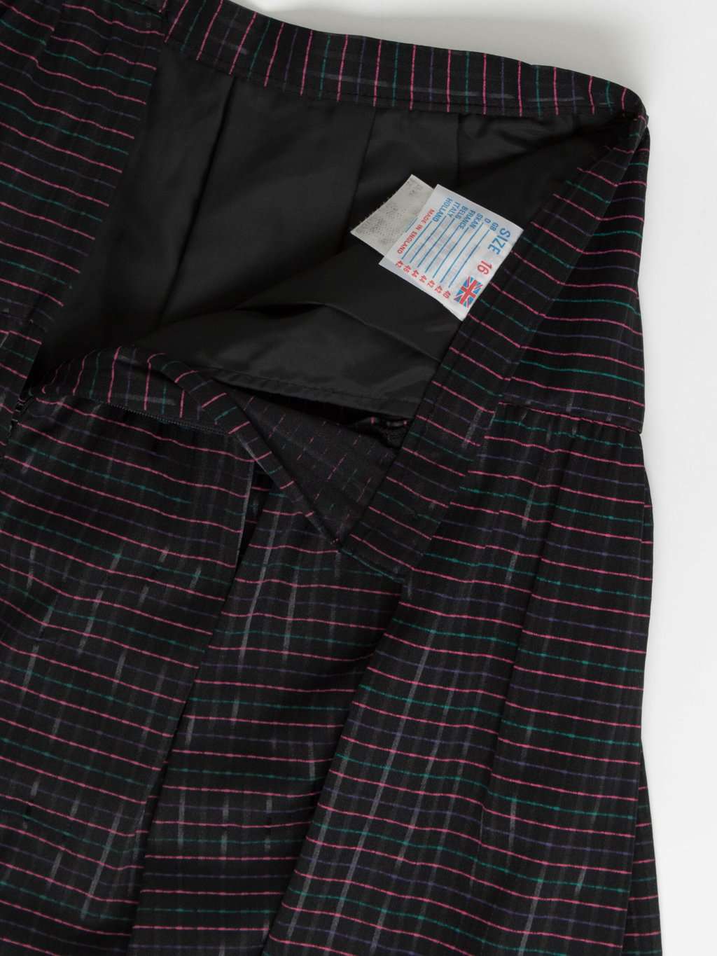 Vintage striped ruffle skirt - M - Image 2