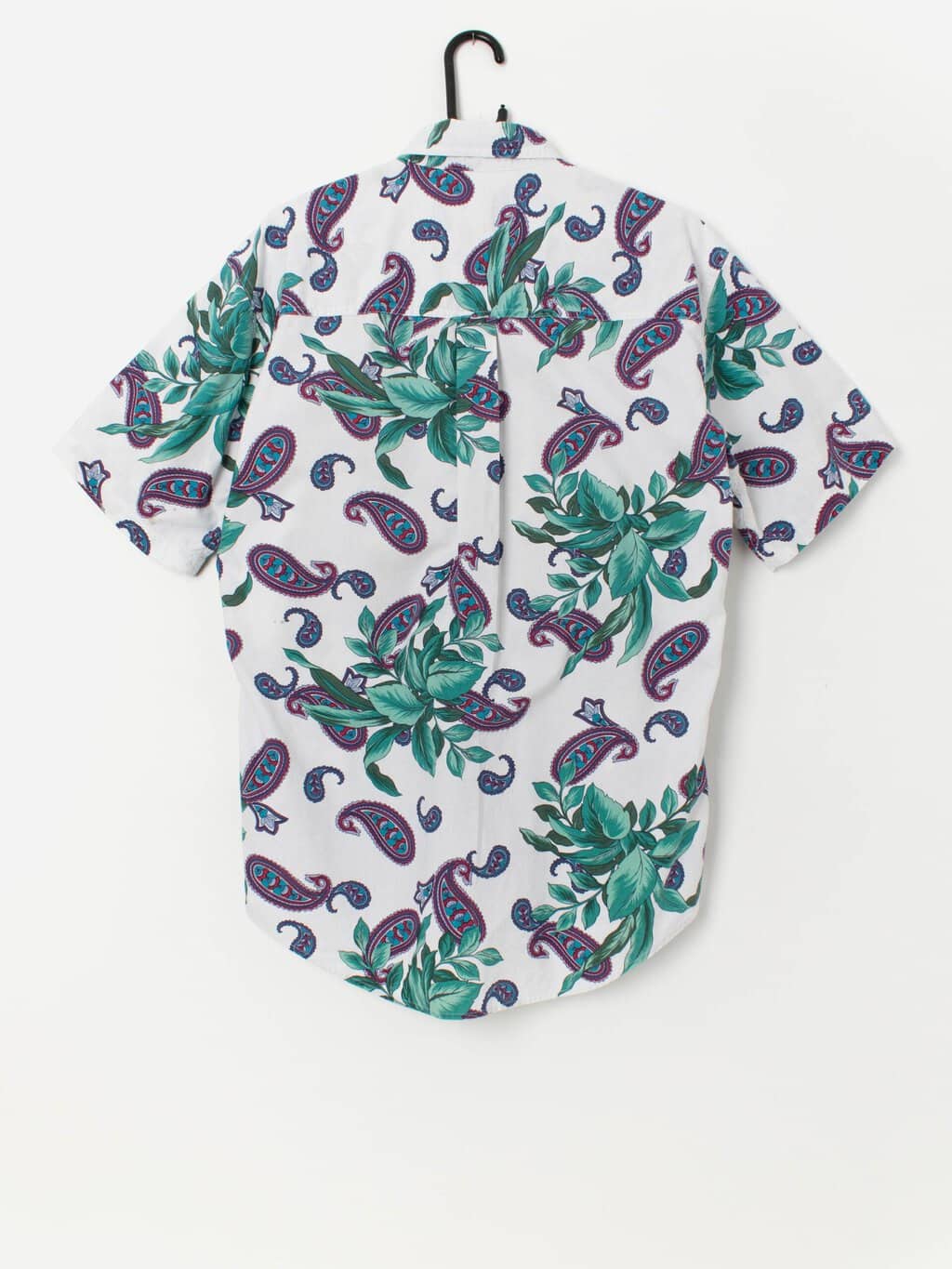 90s vintage Chaps Ralph Lauren shirt with bold paisley print - Medium - Image 3