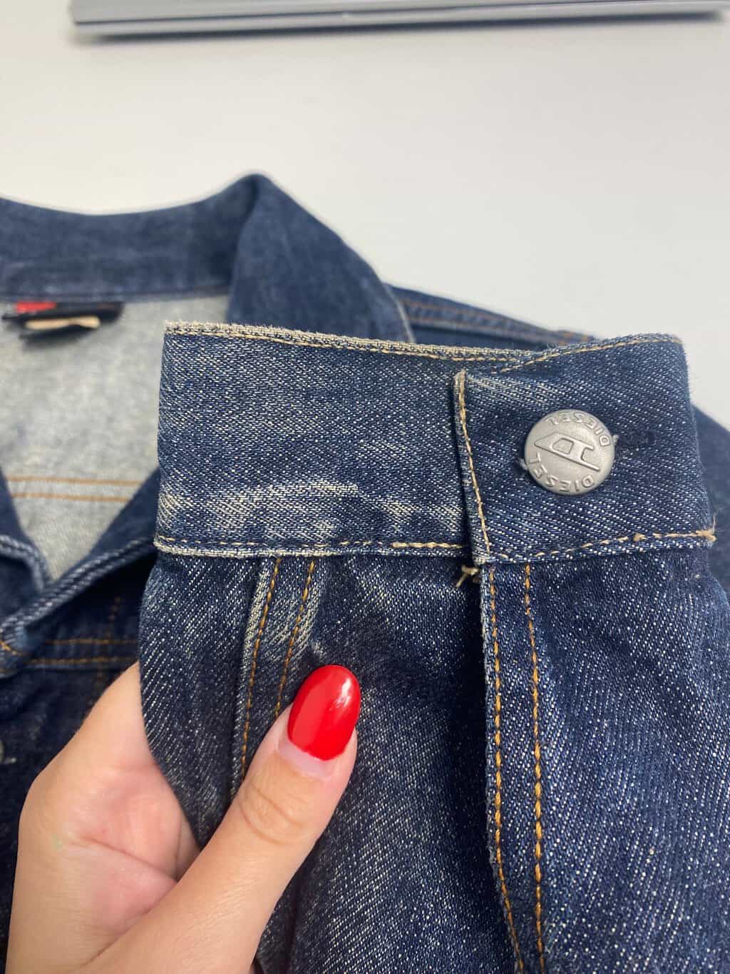 Women's Diesel denim jacket in dark blue - S / M - Image 7