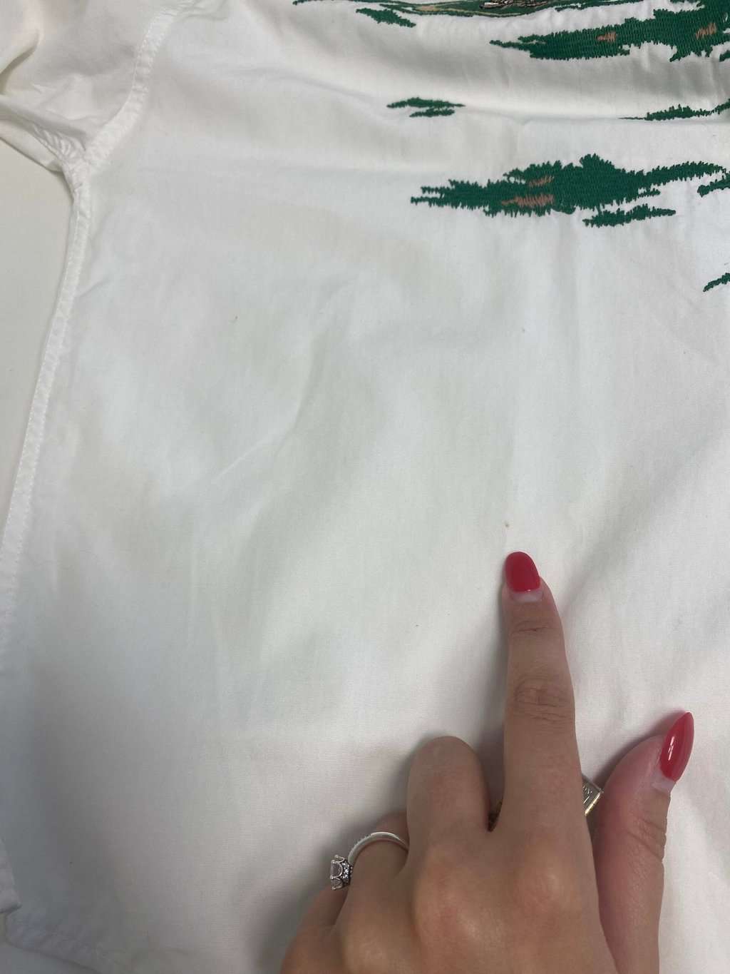 Vintage Mise Au Green shirt with embroidered golf theme - Small / Medium - Image 5