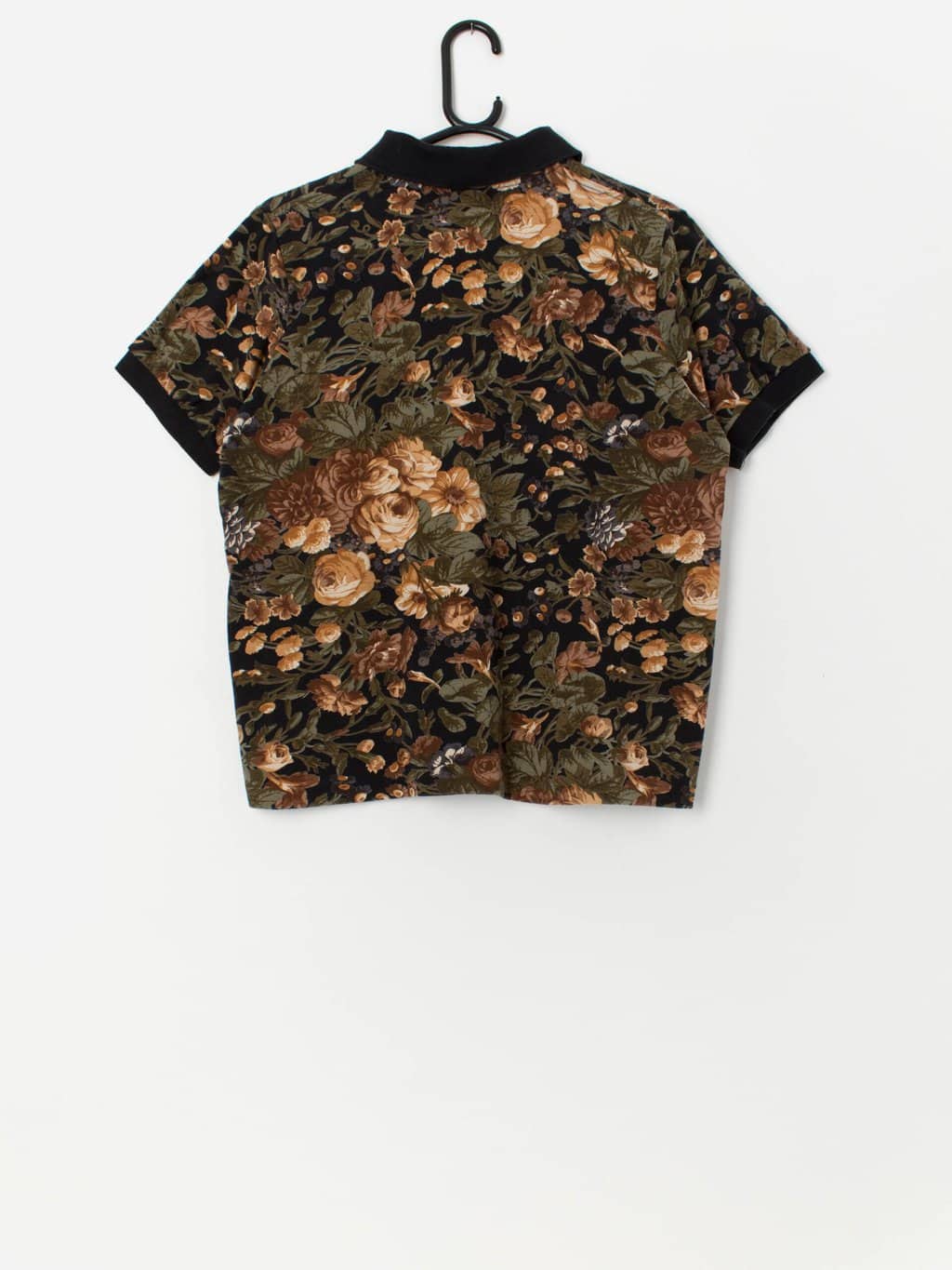 Vintage Etro polo shirt with floral print, made in Italy - Small / Medium - Image 3