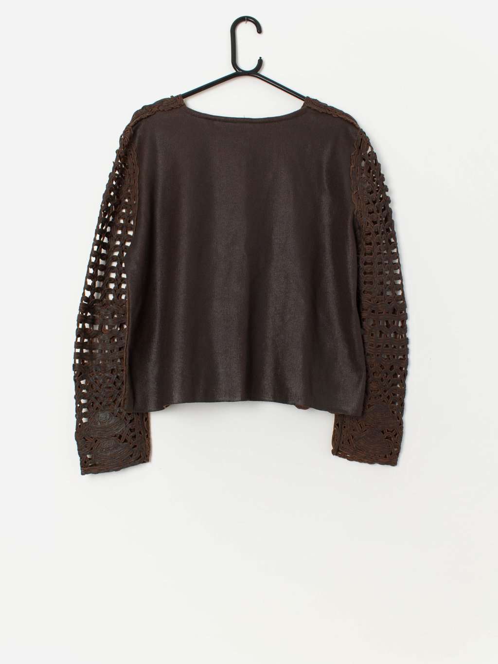 Vintage waxed ropework jacket in bronze brown - Medium - Image 3