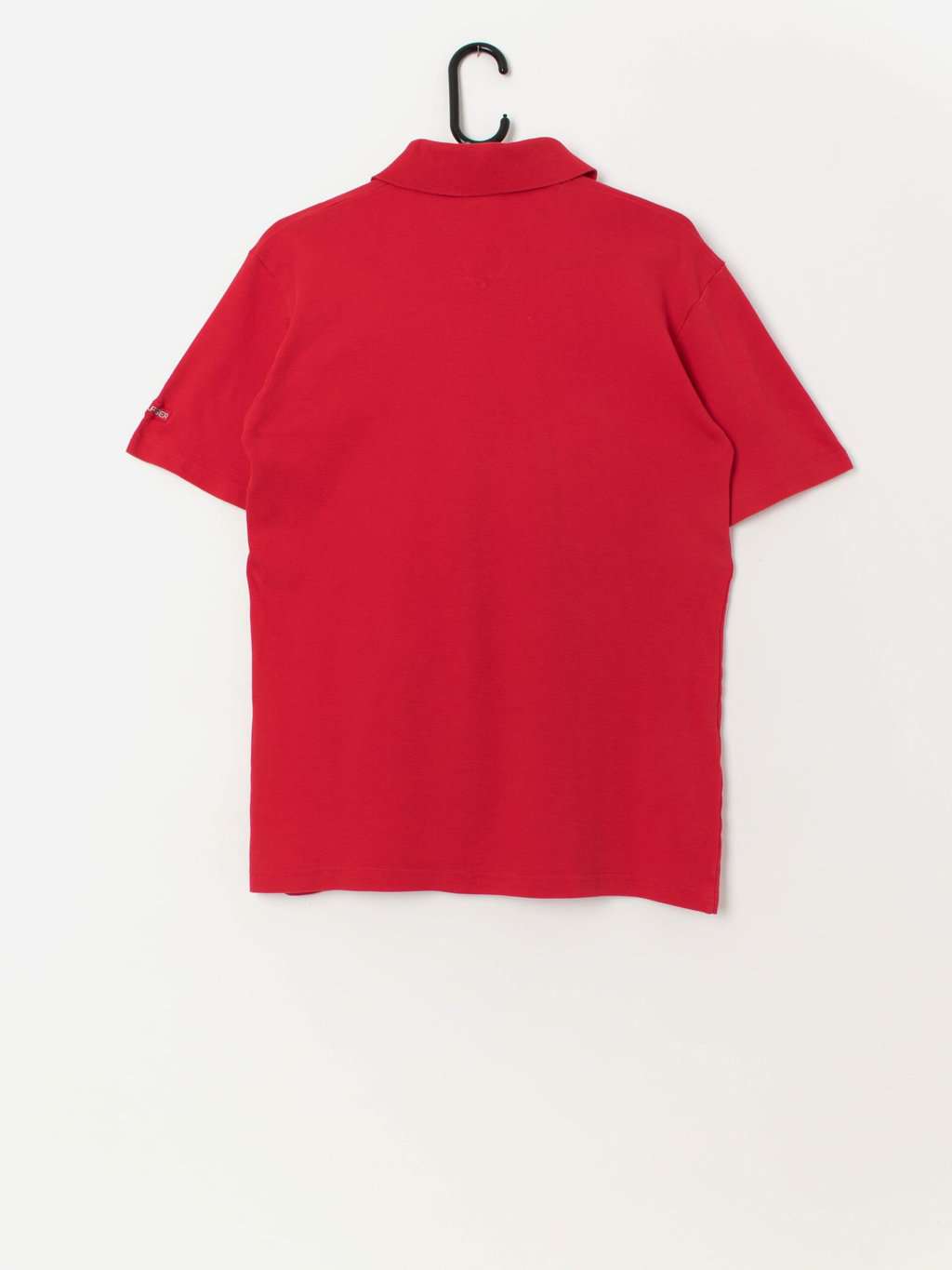 Vintage Tommy Hilfiger red polo shirt - Large - Image 3