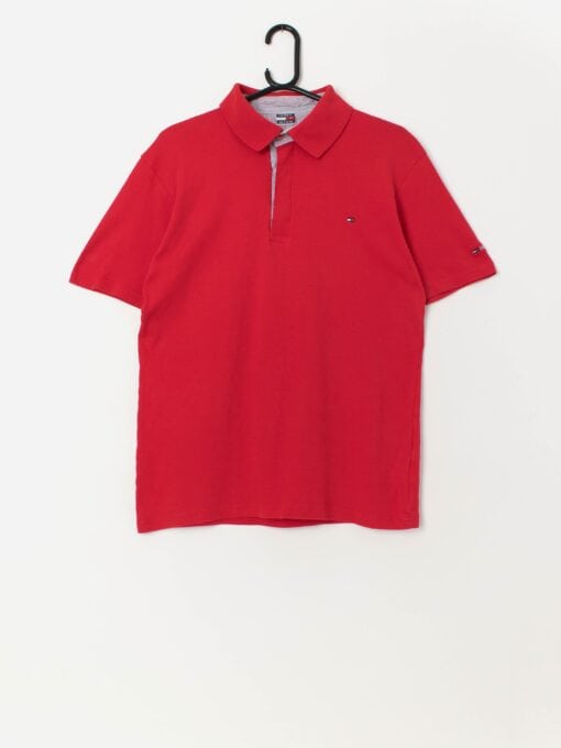Vintage Tommy Hilfiger red polo shirt - Large