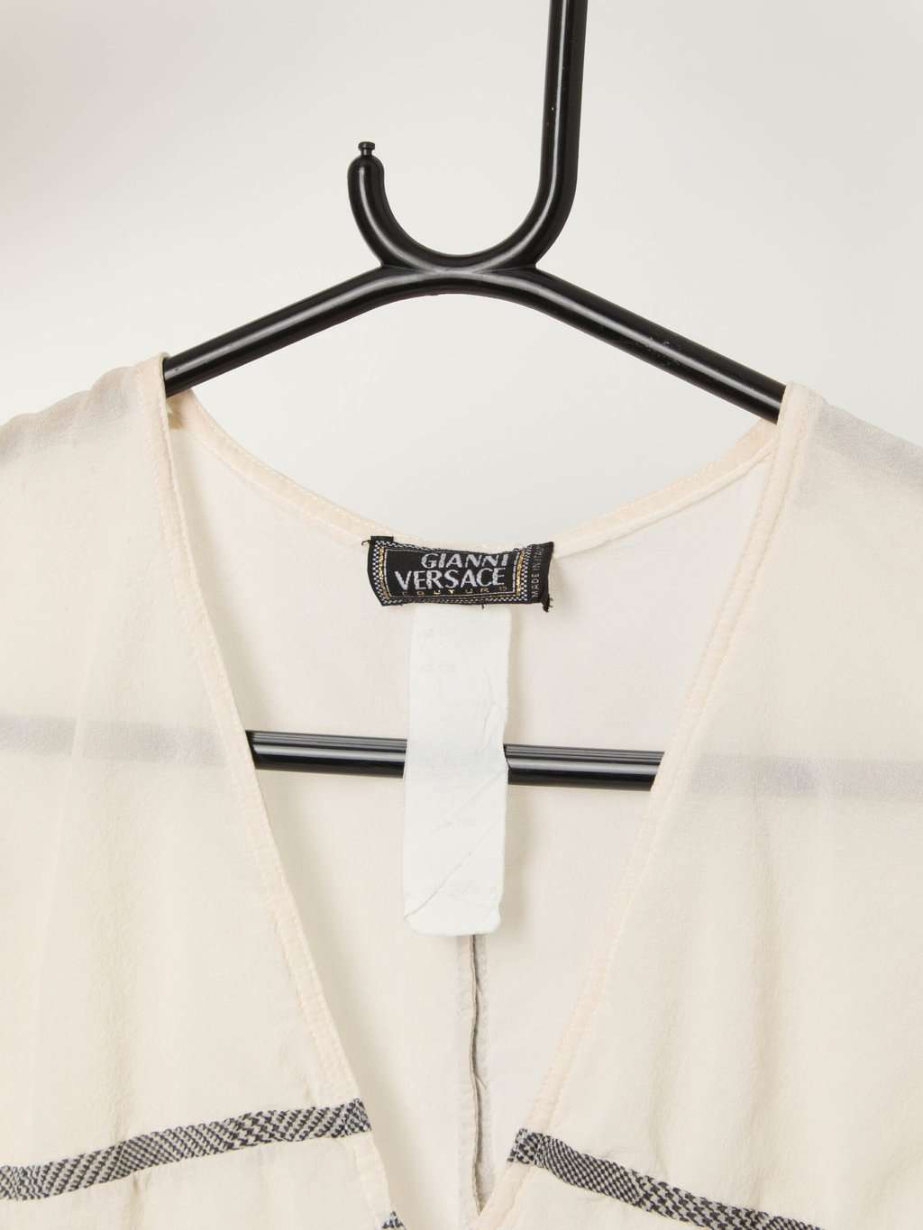 Rare vintage 80s Gianni Versace Couture silk top - XS - Image 2