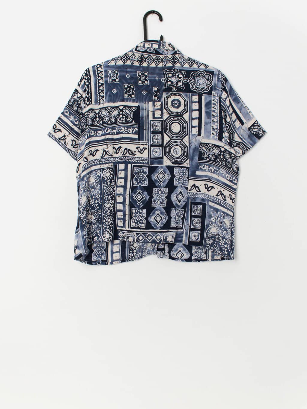 Blue and white floral blouse by Marks & Spencer - Large - Image 3