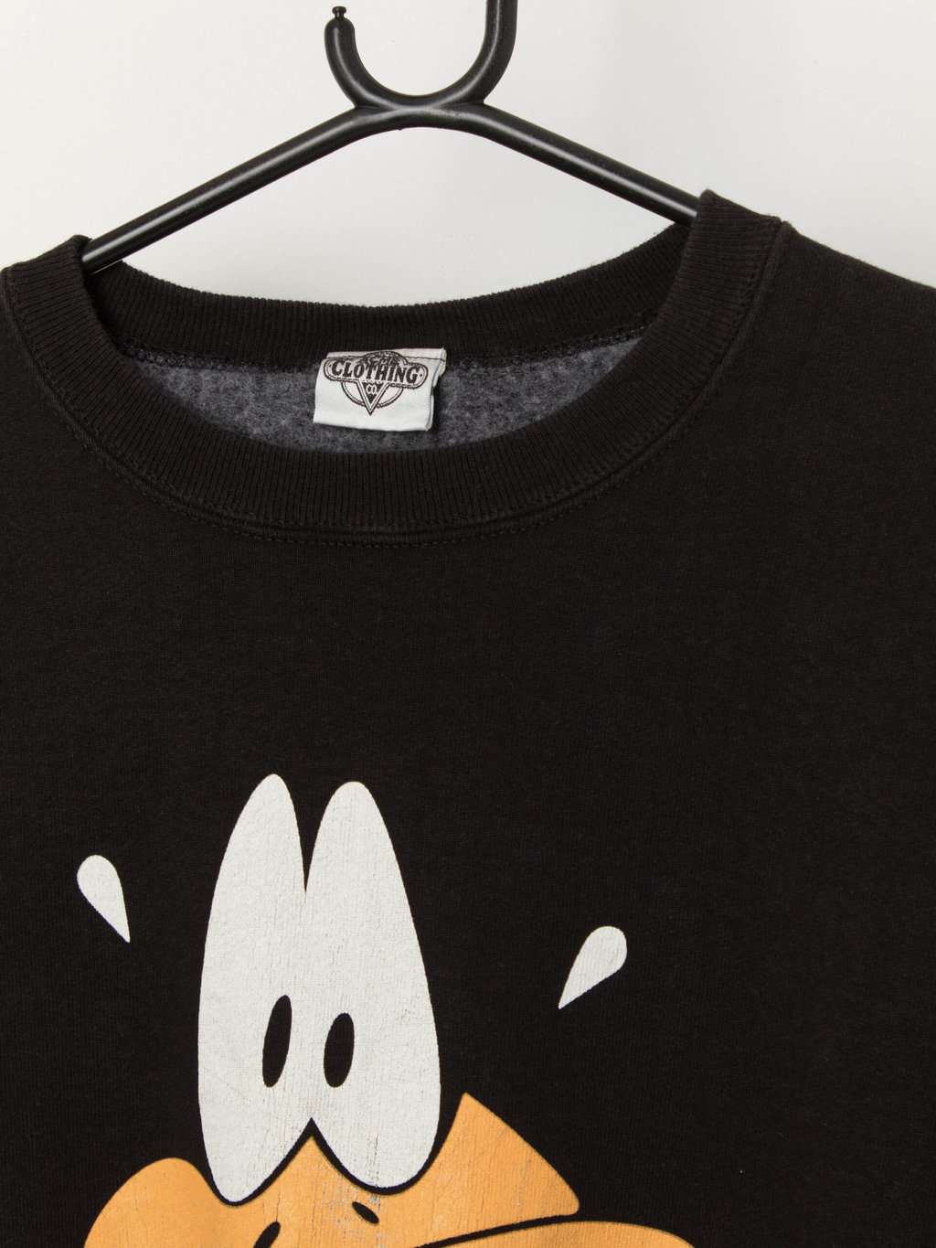 90s vintage Daffy Duck Looney Tunes sweatshirt, made in USA - Large - Image 2