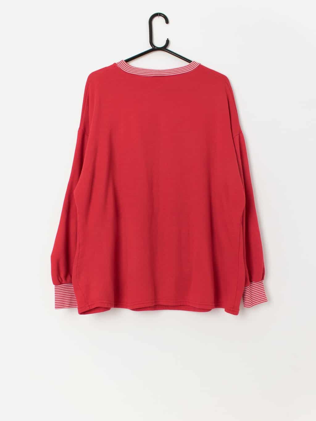 Vintage Tasmanian Devil Looney Tunes red sweatshirt - XL - Image 3