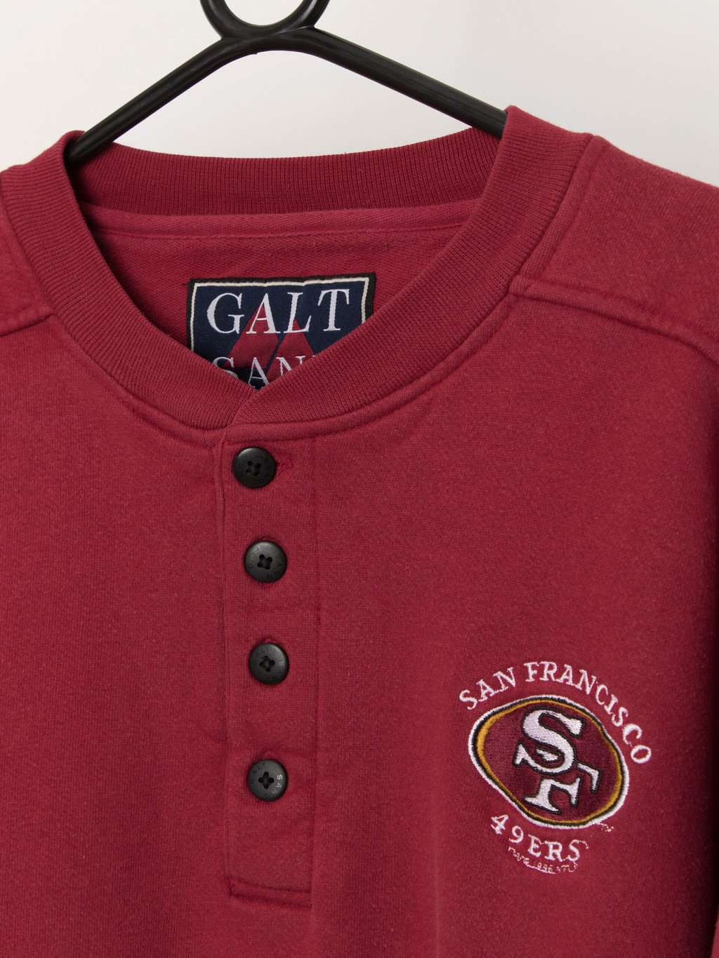 90s vintage Galt Sand San Francisco red sweatshirt - Large / XL - Image 2