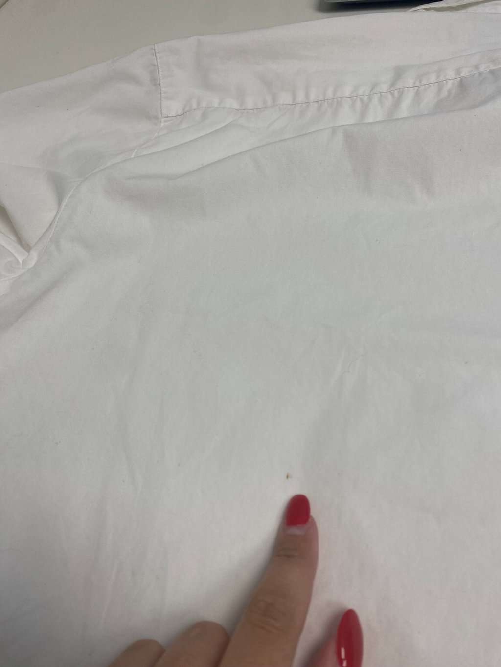 Vintage embroidered boxy white cotton shirt - Large - Image 4