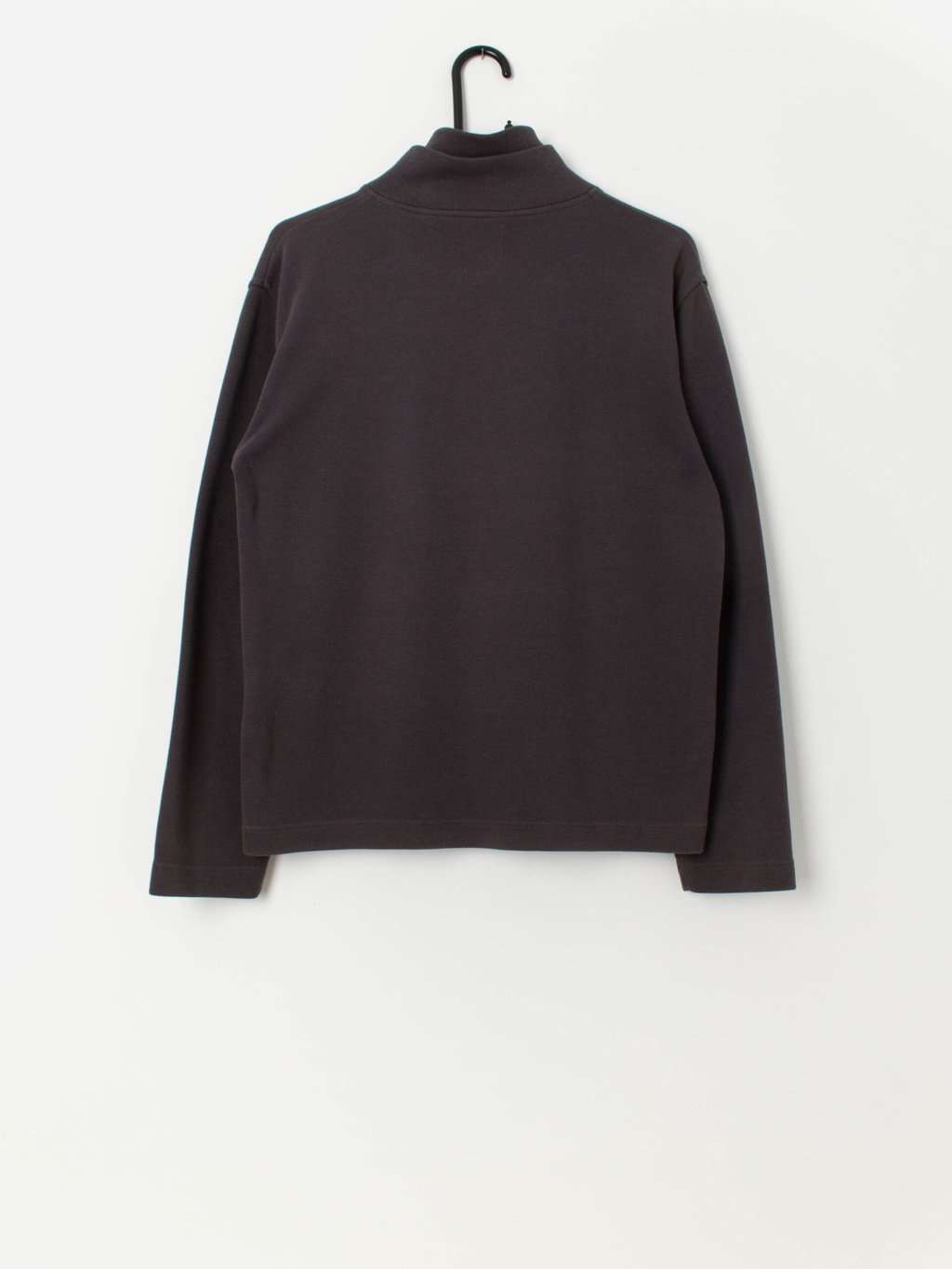 Vintage Firetrap quarter zip sweatshirt in navy grey - Small / Medium - Image 3