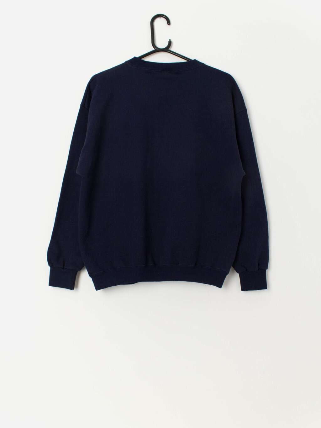 Vintage woodland applique fox sweatshirt in navy - M / L - Image 3