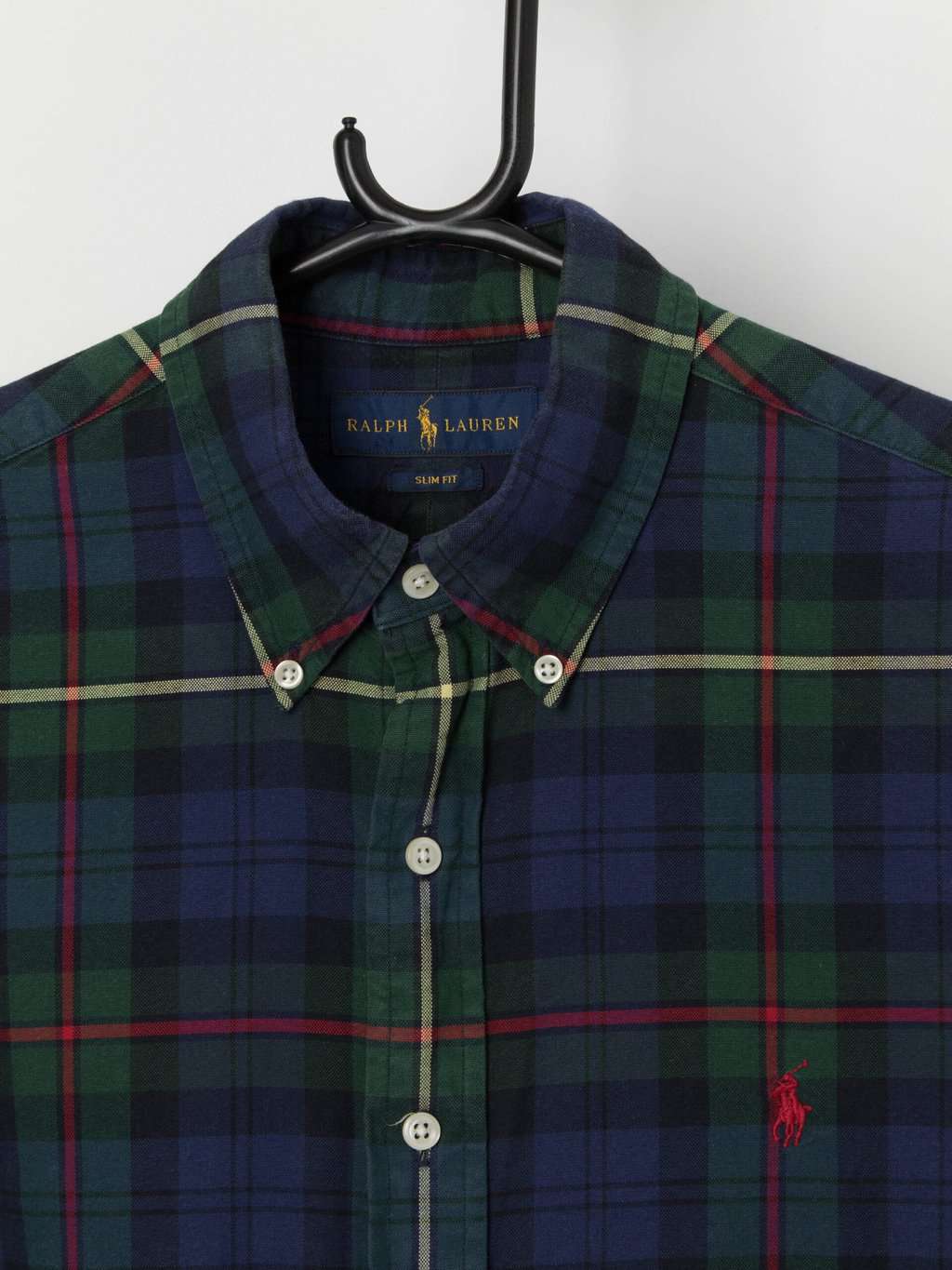 Ralph Lauren slim fit plaid shirt - Medium - Image 2