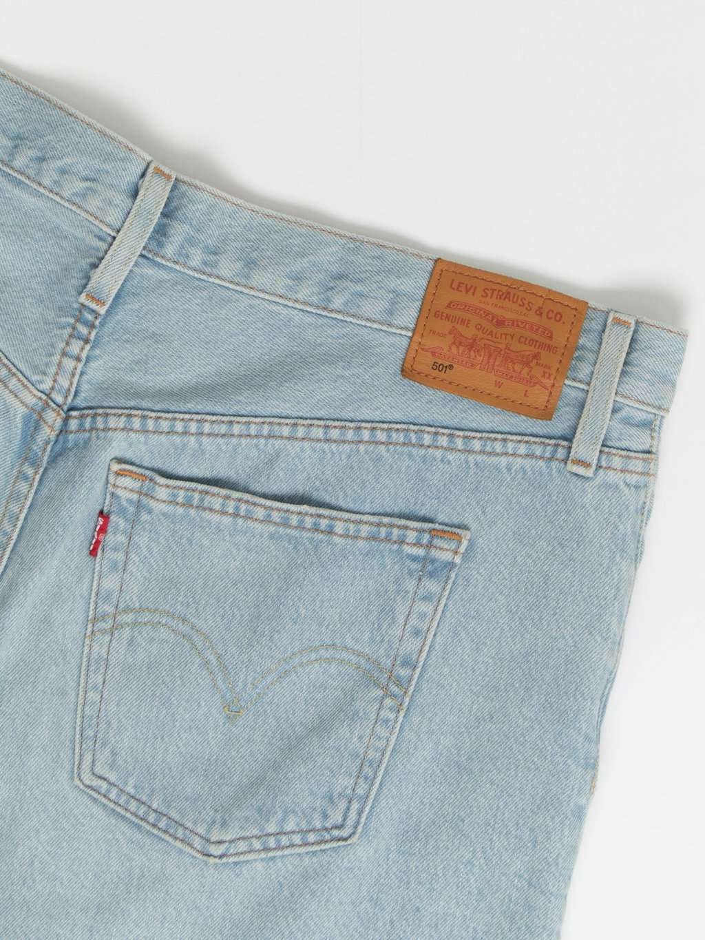 Pale blue Levis 501 cut off short shorts - Large / XL - Image 4