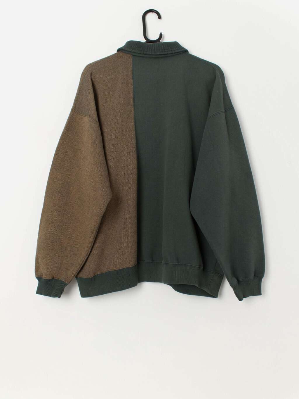 Vintage Lee Sport Links Classics golf sweatshirt in green and brown - XL - Image 3