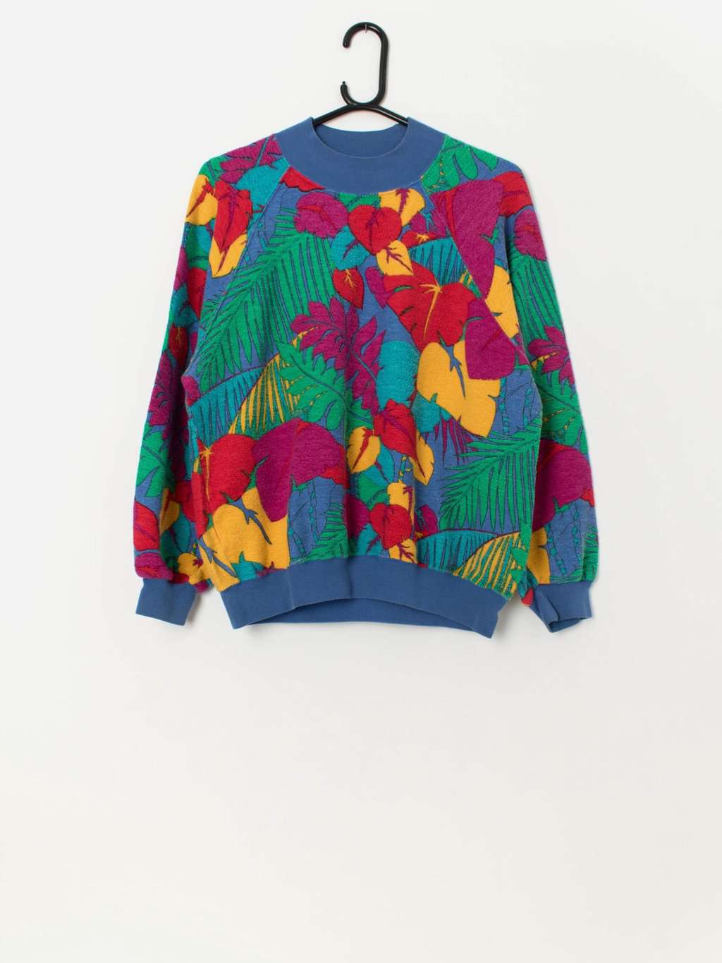 Bright 80s vintage St Michael jungle vibes sweatshirt - Medium / Large