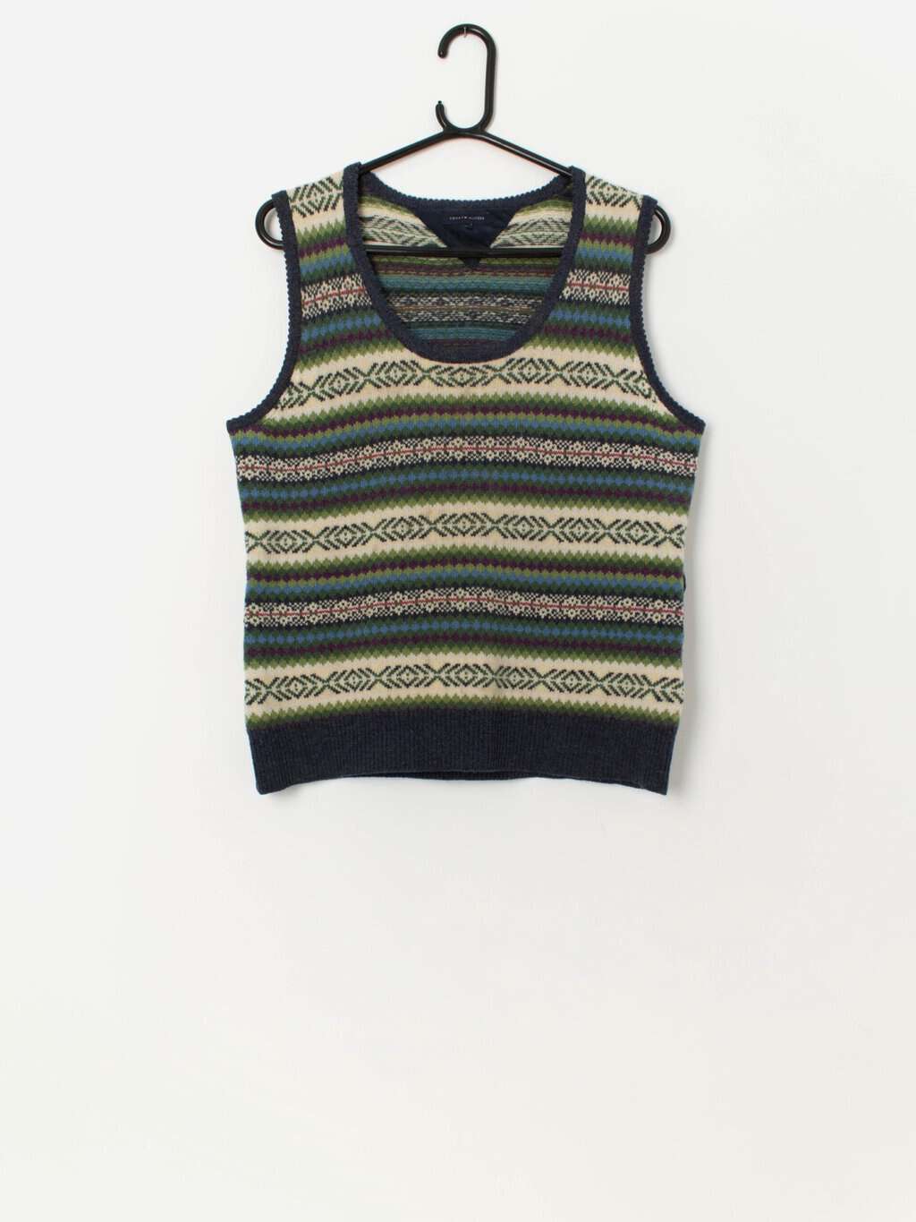 Vintage Tommy Hilfiger lambswool knitted vest - Large