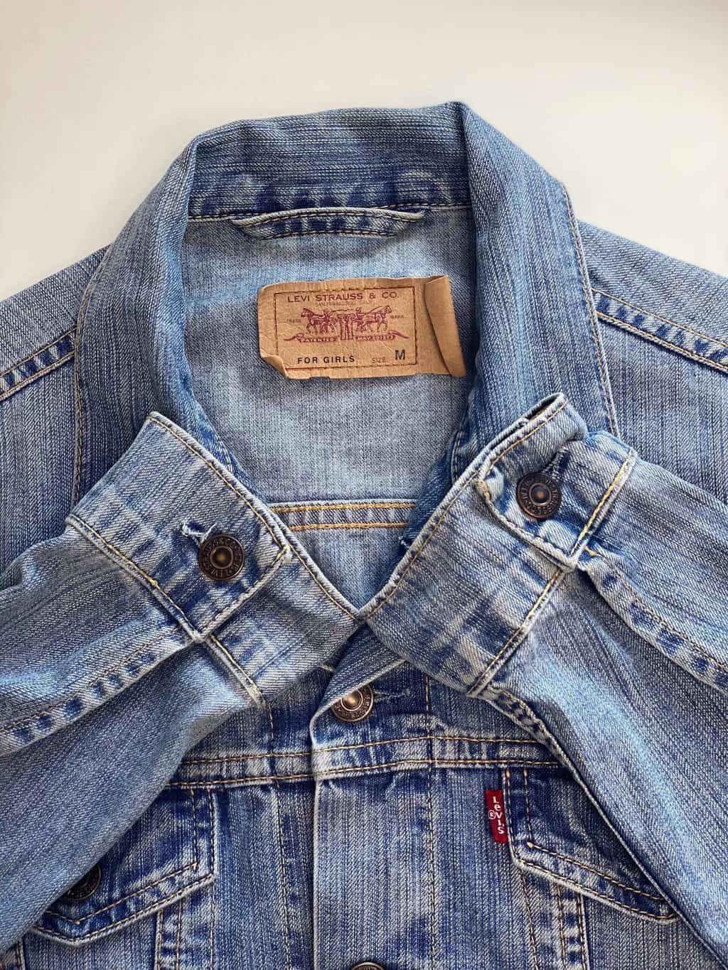 Women's Levis for girls blue denim jacket - XS / S - Image 4