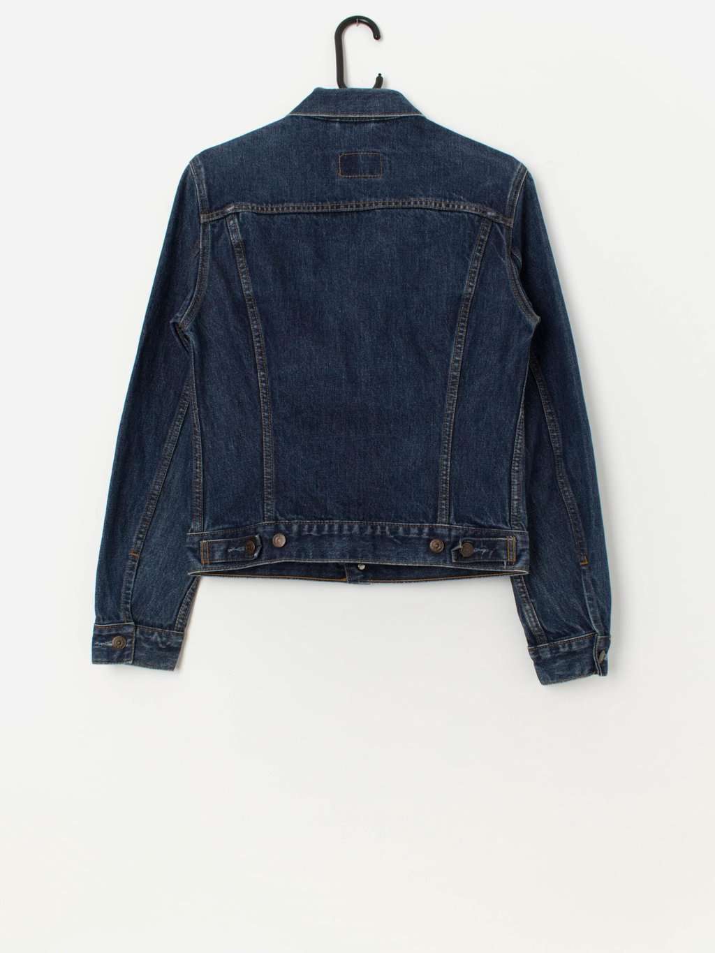 90s vintage Levis for girls denim jacket in dark blue - XS / Small - Image 3