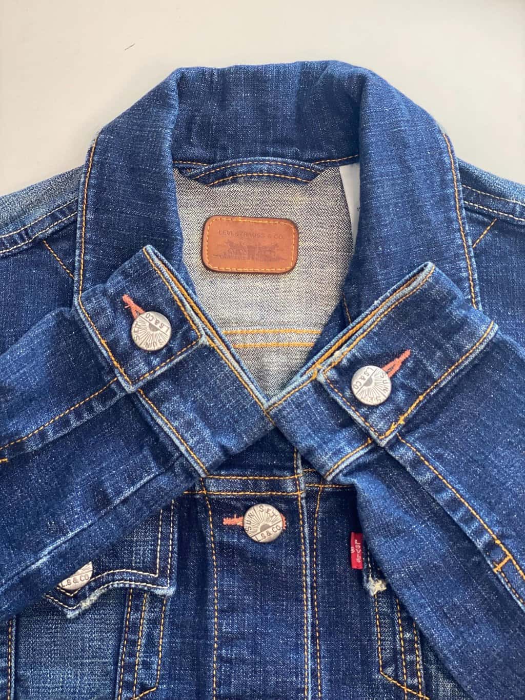 Levis sunset trucker jacket in indigo blue - XS / S - Image 4