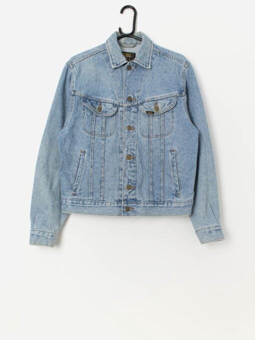 Vintage Lee Sanforized rider denim jacket, Union Made 153436 - Small