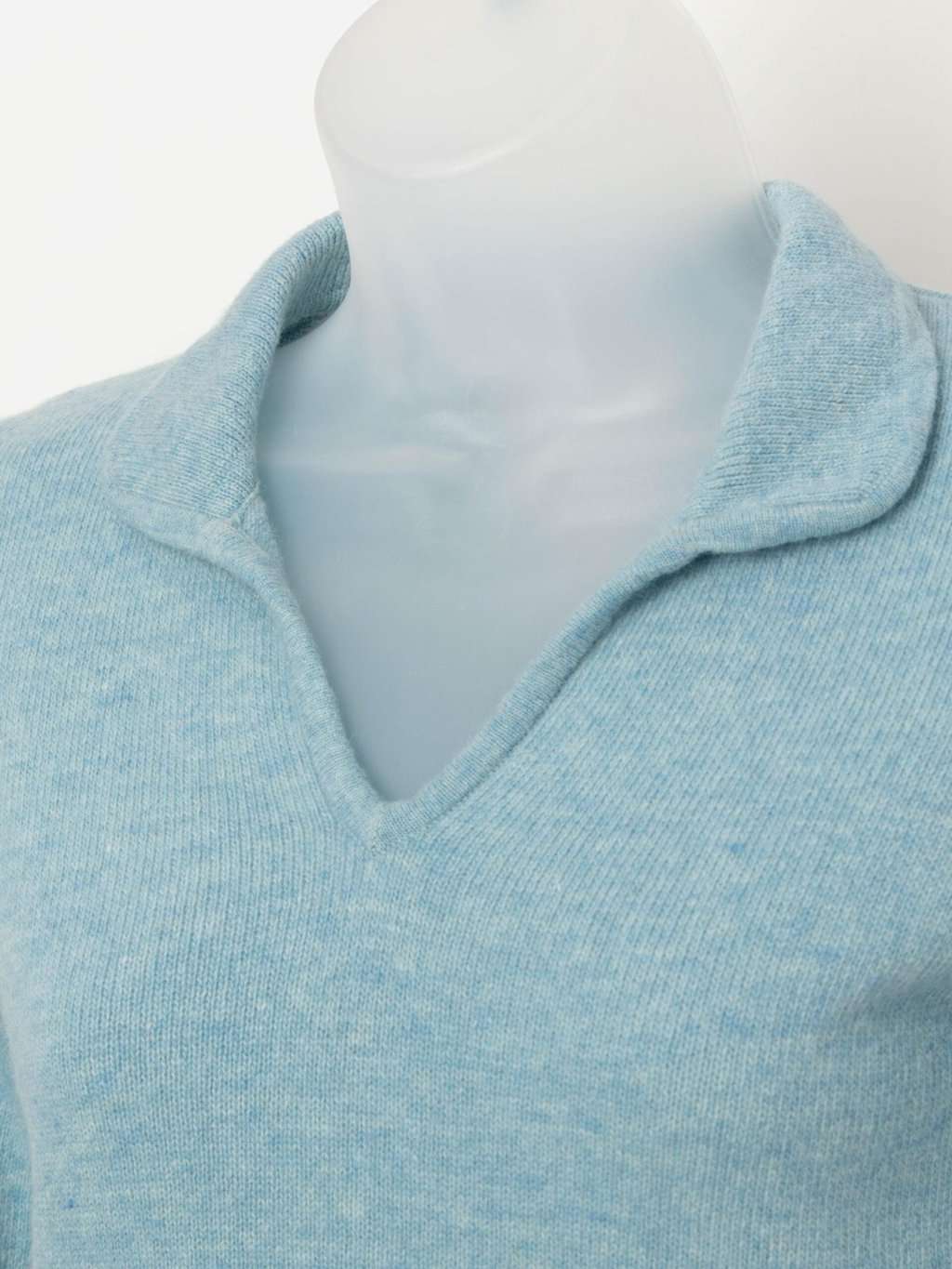 90s vintage Laura Ashley blue wool sweater - Small - Image 2