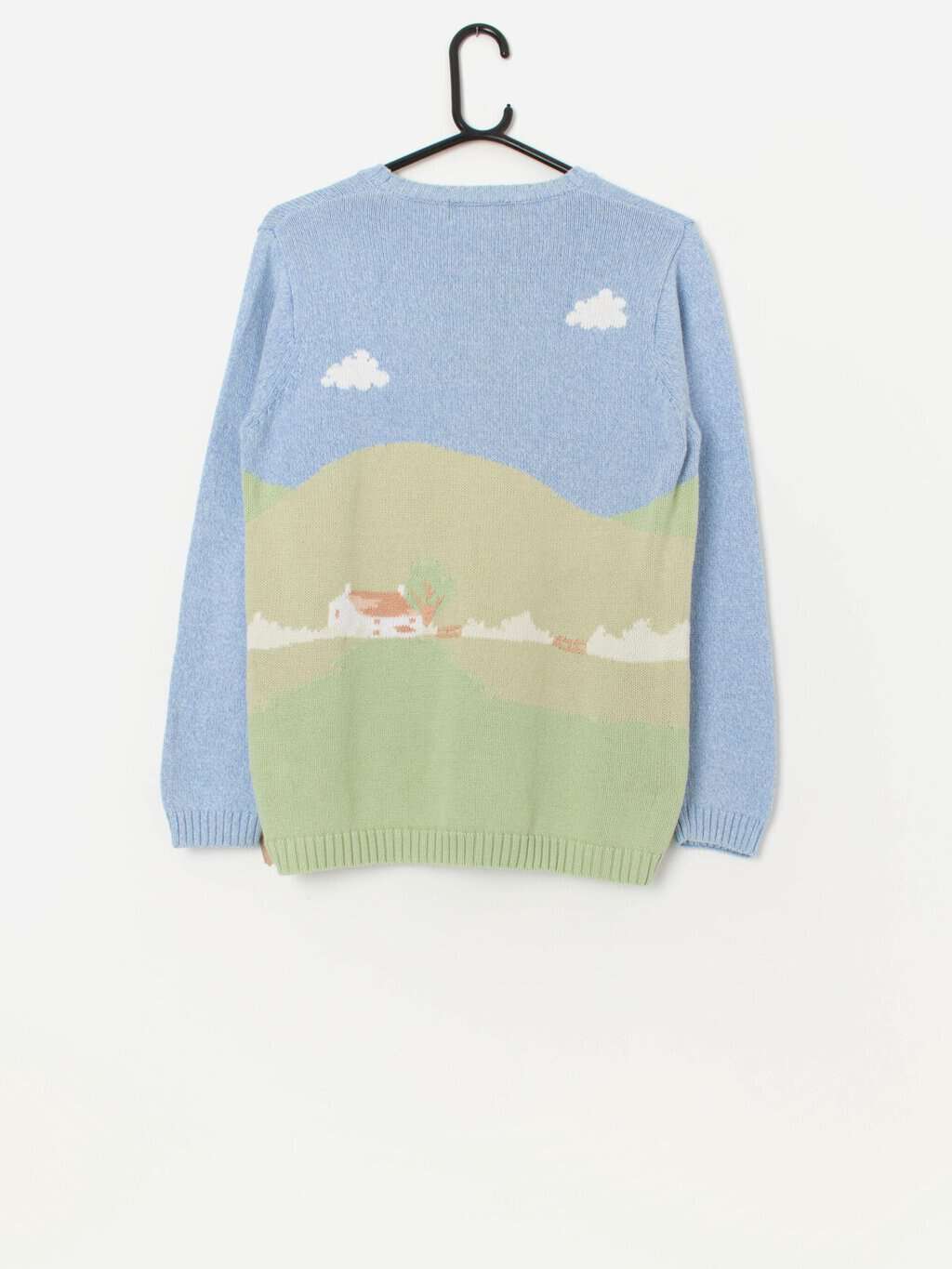 Vintage Tulchan pastel jumper with 3D knit sheep - Small / Medium - Image 3