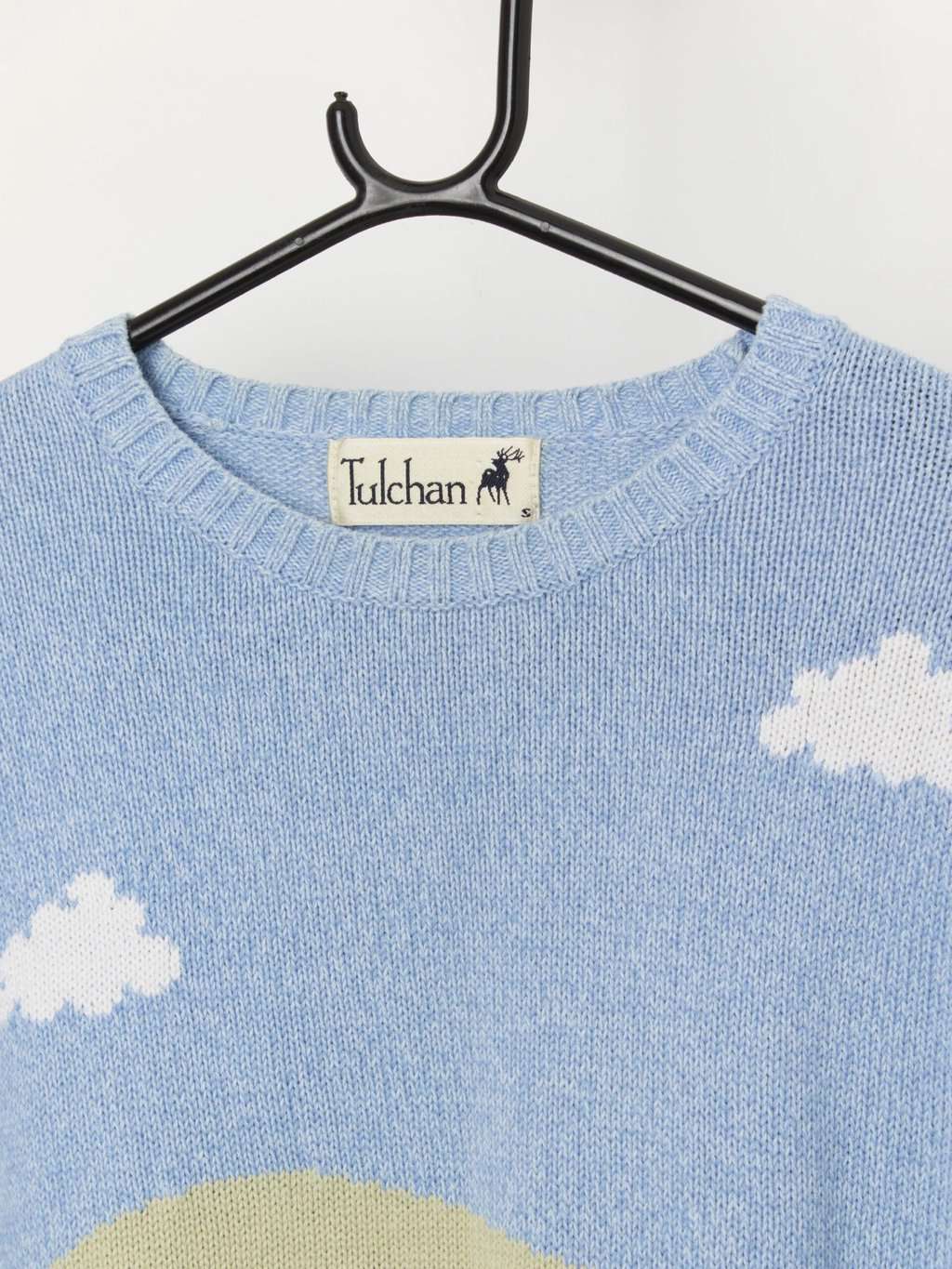 Vintage Tulchan pastel jumper with 3D knit sheep - Small / Medium - Image 2